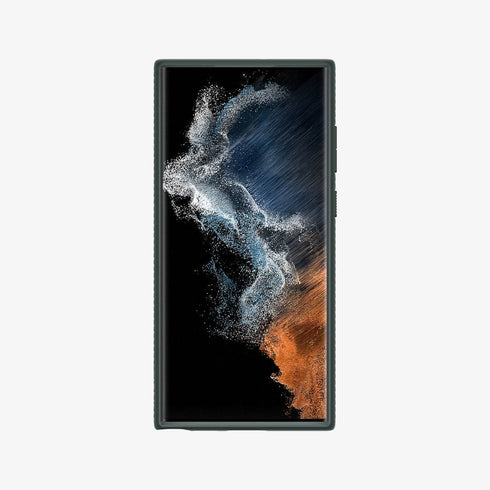 ACS03915 - Galaxy S22 Ultra 5G Case Liquid Air in black showing the back